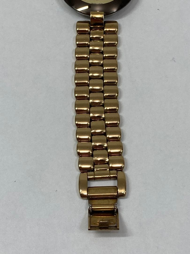 RADO ラドー　ブラック　ゴールド クォーツデイト　腕時計　稼働品