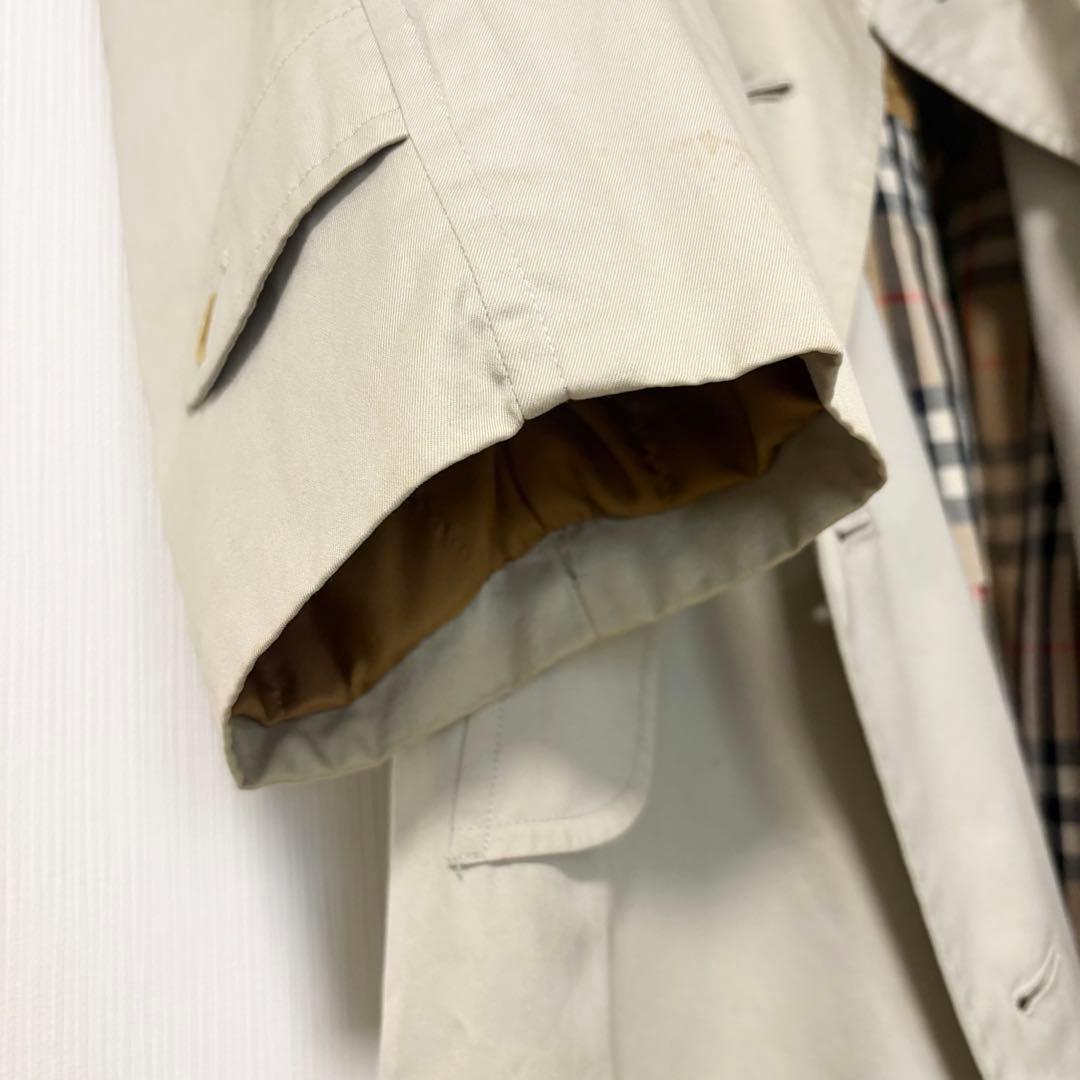 バーバリー　トレンチコート 9 M ダブル ベルト ベージュ Burberrys