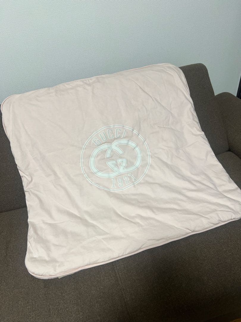 GUCCI ベビーブランケット マット ピンク 80-80