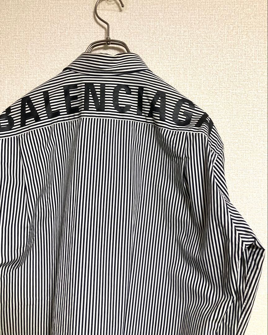 BALENCIAGA バレンシアガ バックロゴ シャツ