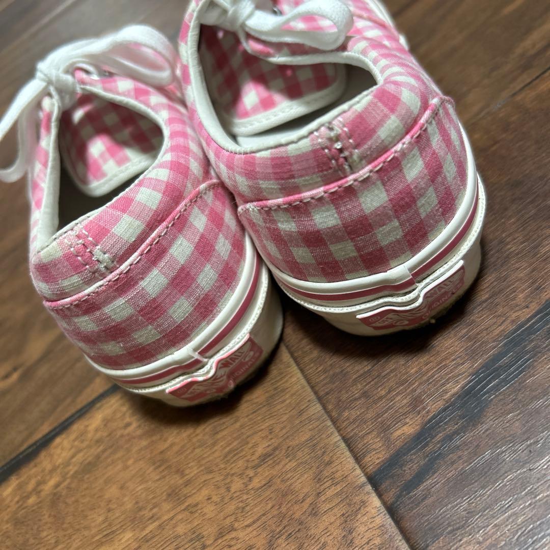 コムデギャルソンガール　新品　ギンガムチェックスニーカー　22.5cm