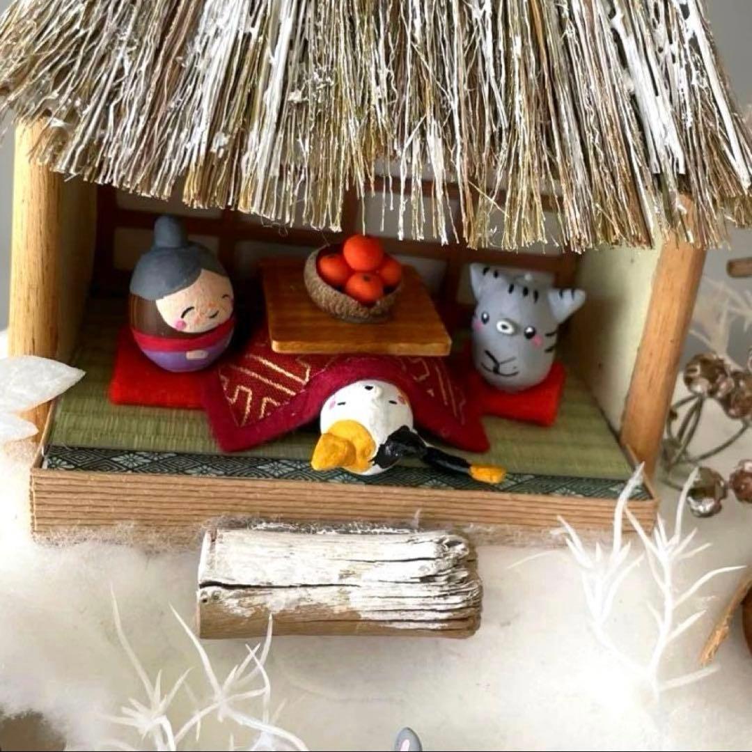 どんぐりアート　マシュマロページ　七福神のオブジェ