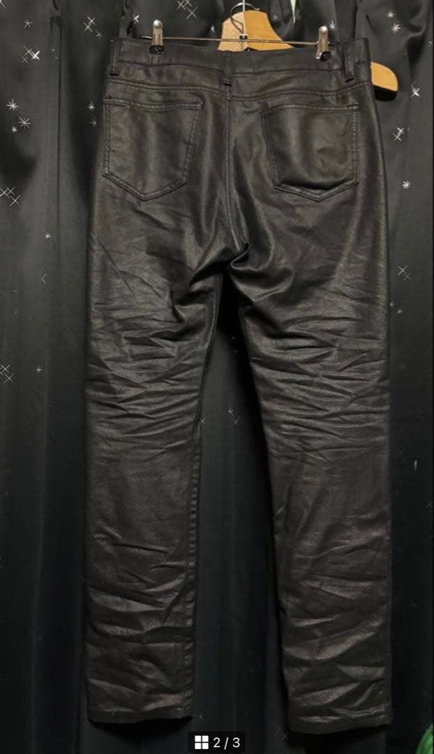 パンツ archive coating denim pants grunge opium