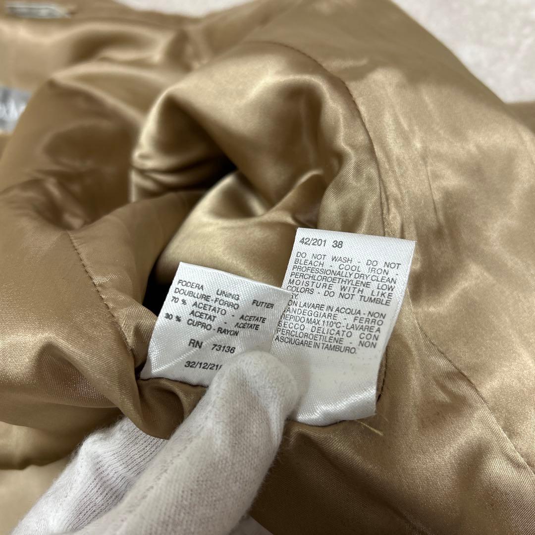 ♦︎新品同様♦︎MaxMara♦︎ブラウン♦︎ダブルブレストコート♦︎M8