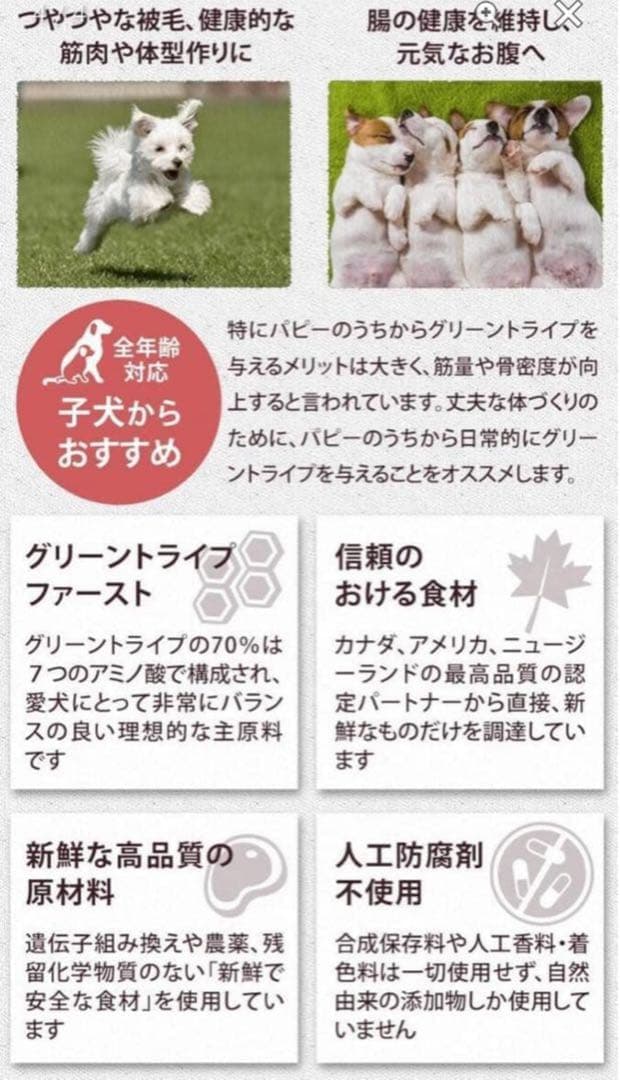 フレンチ・ブルドッグ用トライプドライラムトライプSAP小粒11.34kg