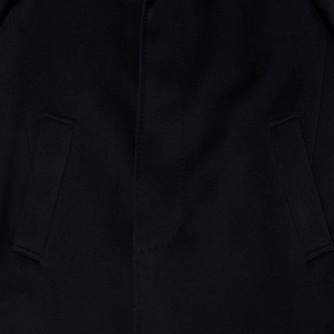 希少 美品 ブルックスブラザーズ ロロピアーナ チェスターコート ブラック