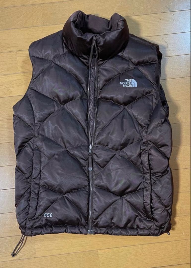THE NORTH FACE 550 ダウンベスト L ブラウン