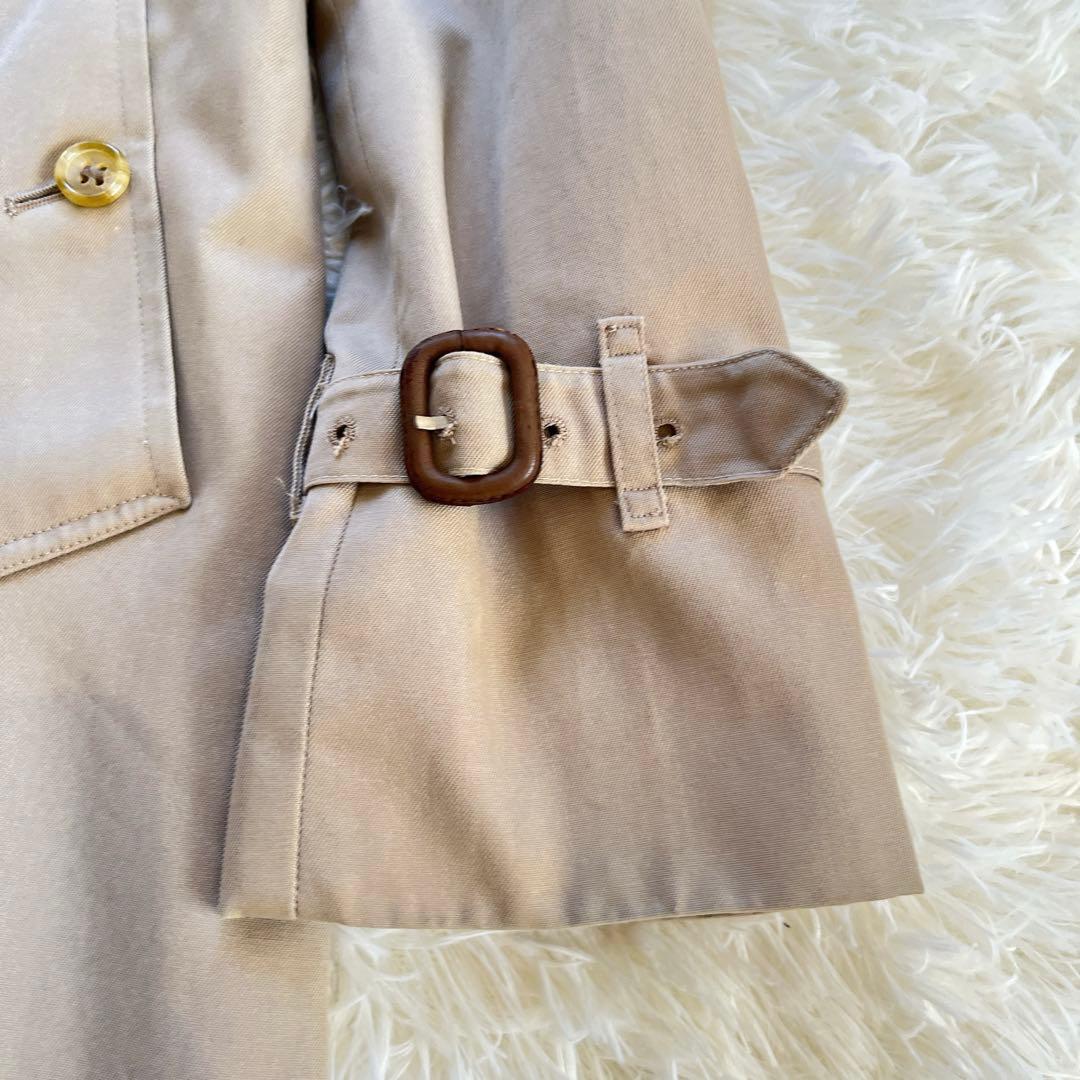 ヴィンテージ　バーバリー　トレンチコート　ベージュ　ノバチェック