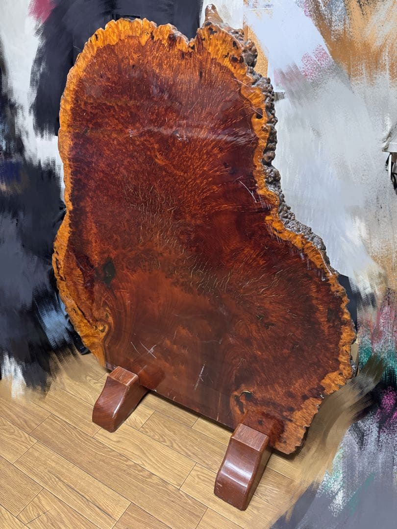 《期間限定 お値下げ》木の衝立 花梨 1枚物