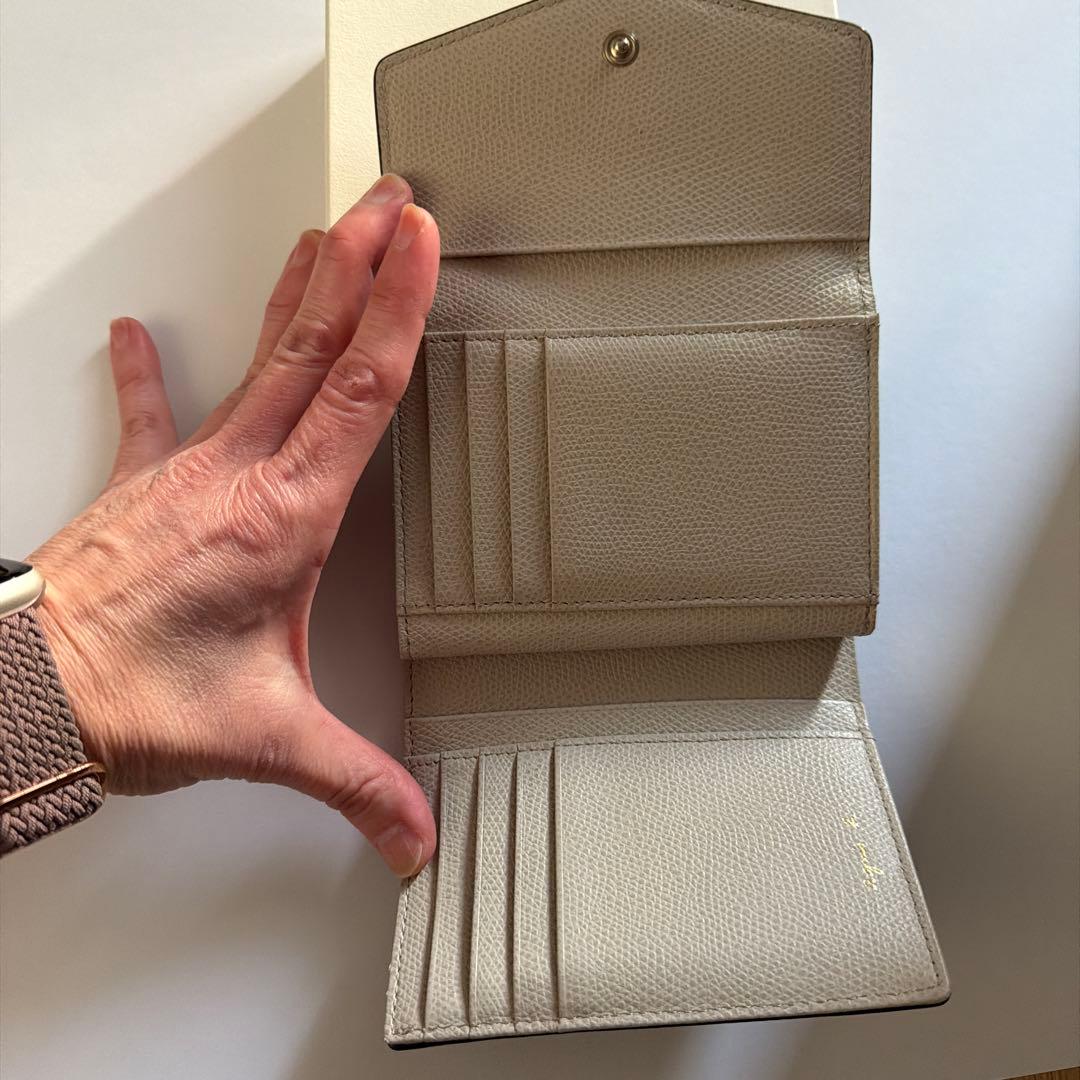 agnès b. 二つ折り財布 ブラック