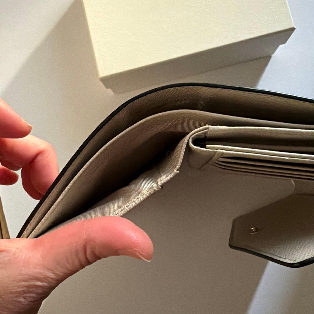 agnès b. 二つ折り財布 ブラック