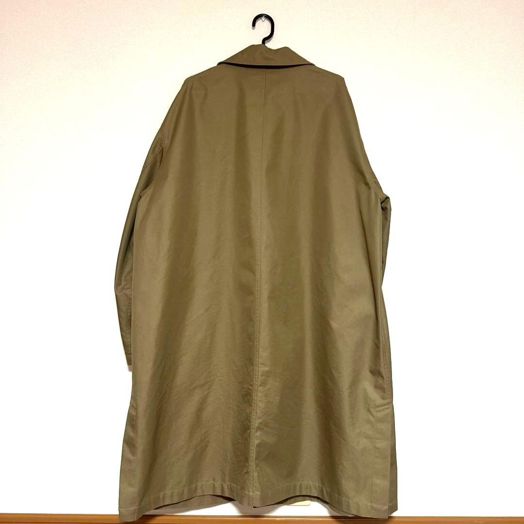 ユニクロU ステンカラーコート 2022SS カーキXL ベージュ