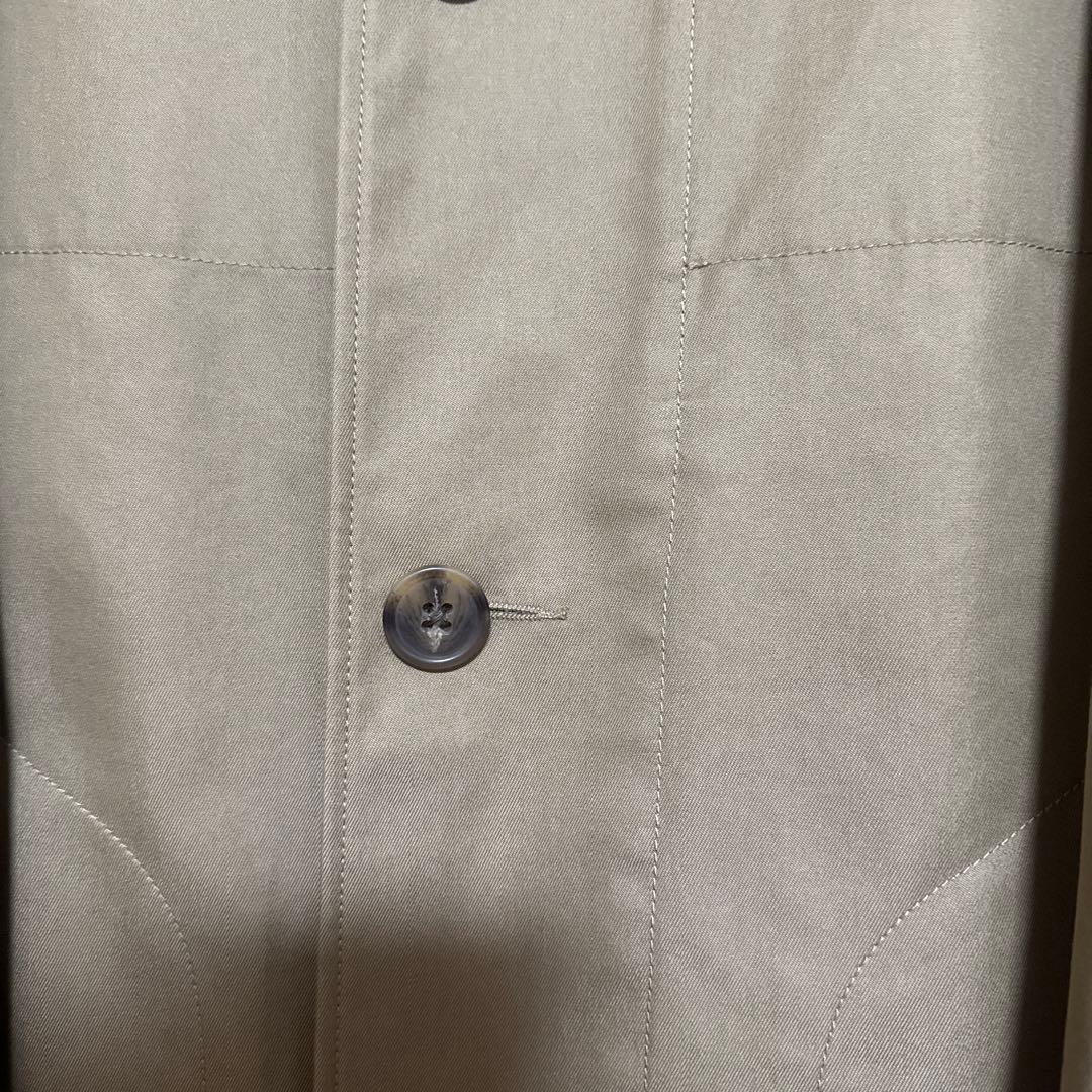 ユニクロU ステンカラーコート 2022SS カーキXL ベージュ