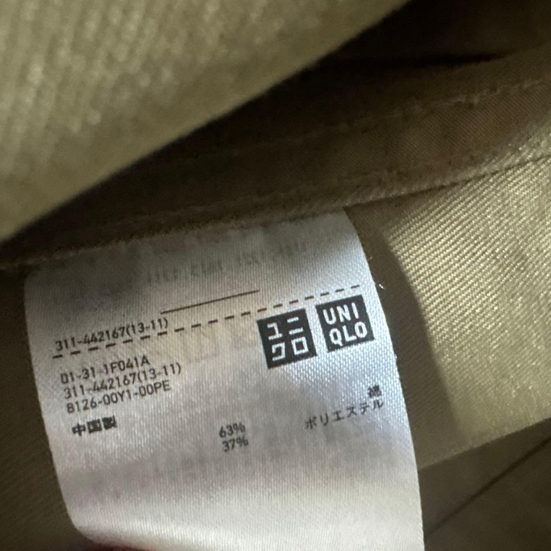 ユニクロU ステンカラーコート 2022SS カーキXL ベージュ