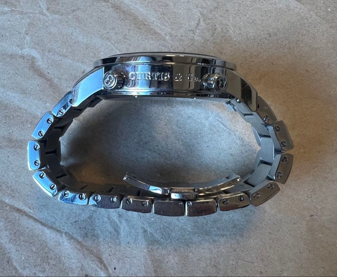 ★CURTIS＆CO★ カーティス　腕時計　50㎜　ステンレスベルト