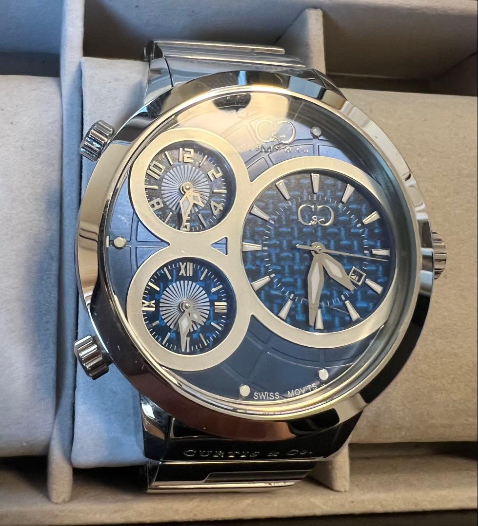 ★CURTIS＆CO★ カーティス　腕時計　50㎜　ステンレスベルト