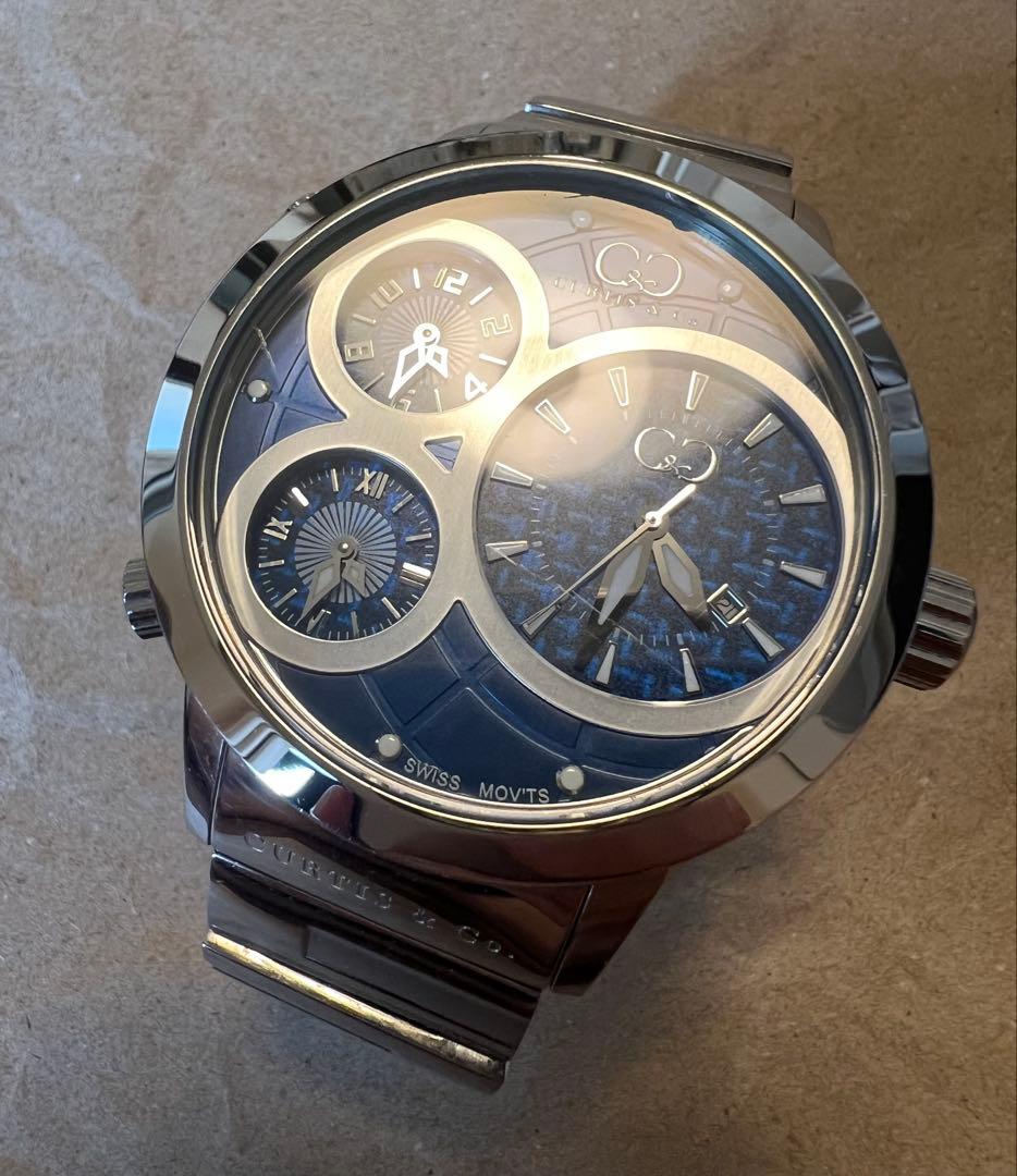 ★CURTIS＆CO★ カーティス　腕時計　50㎜　ステンレスベルト