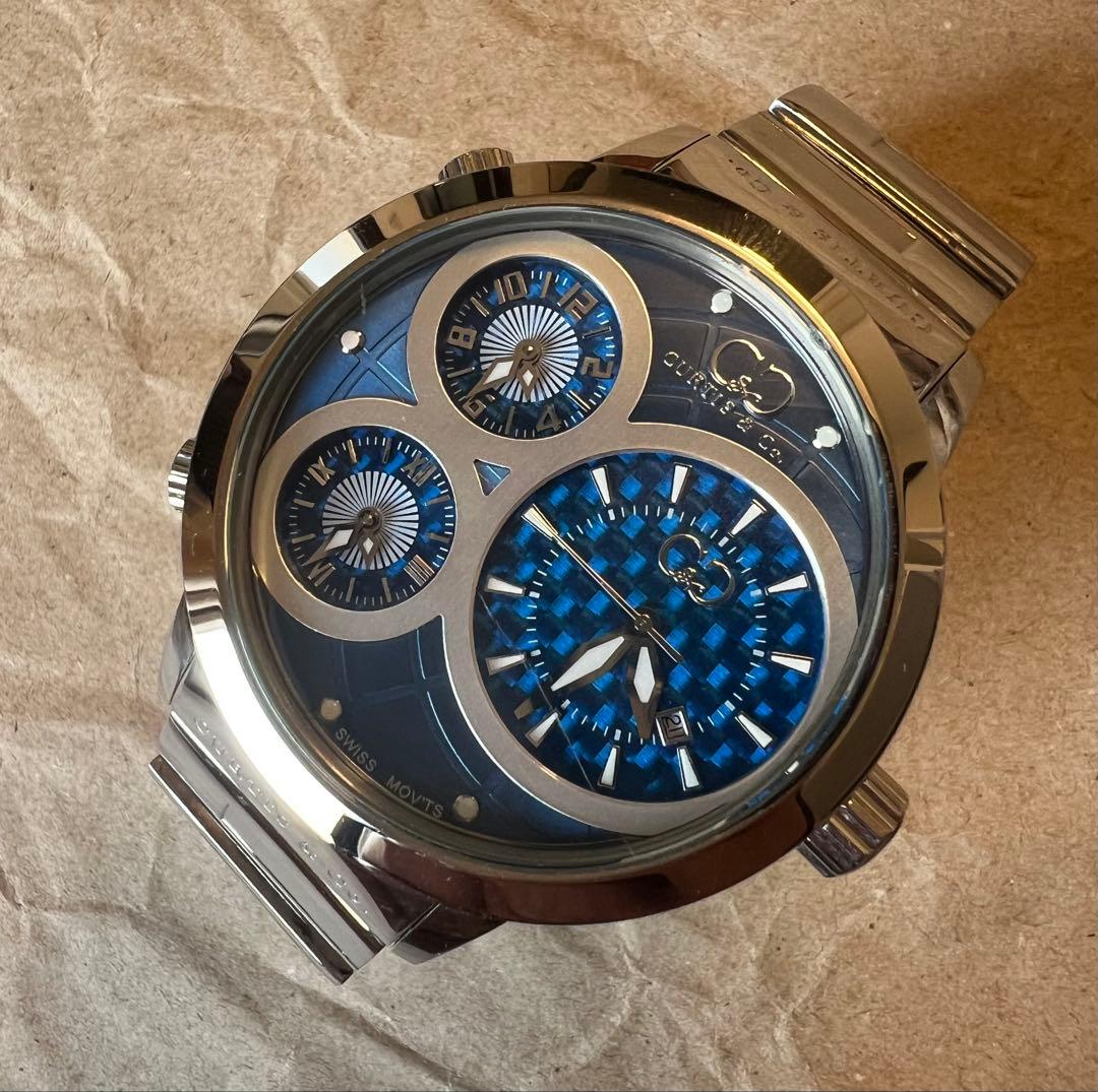 ★CURTIS＆CO★ カーティス　腕時計　50㎜　ステンレスベルト