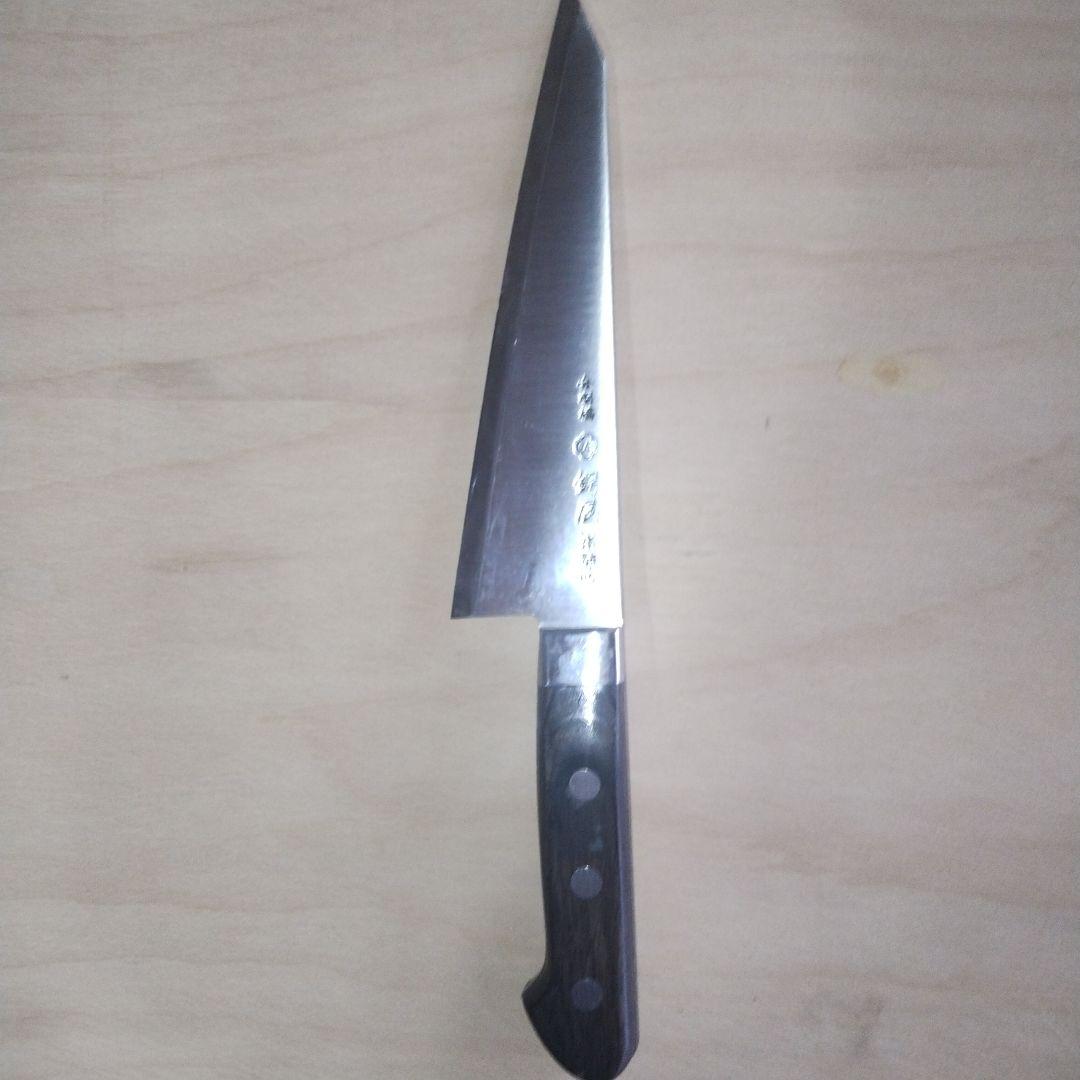 合羽橋　鍔屋　INOX本焼　左利き用　ガラスキ　全長295mm