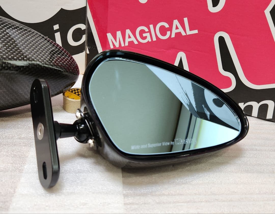 マジカルレーシング｜レーサーレプリカ ミラー｜カーボン｜type2 ショート