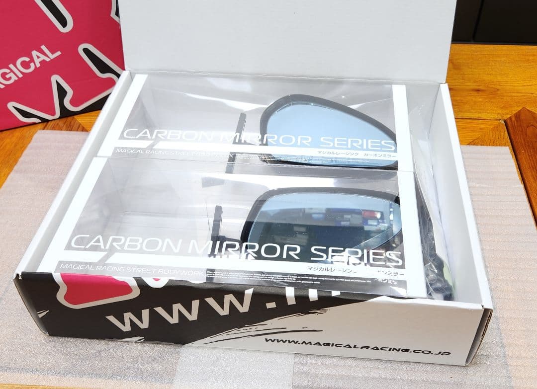 マジカルレーシング｜レーサーレプリカ ミラー｜カーボン｜type2 ショート