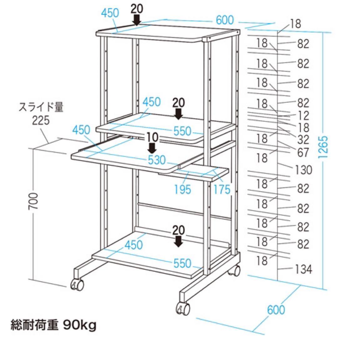 【未開封品】サンワサプライ RAC-EC15パソコンラック