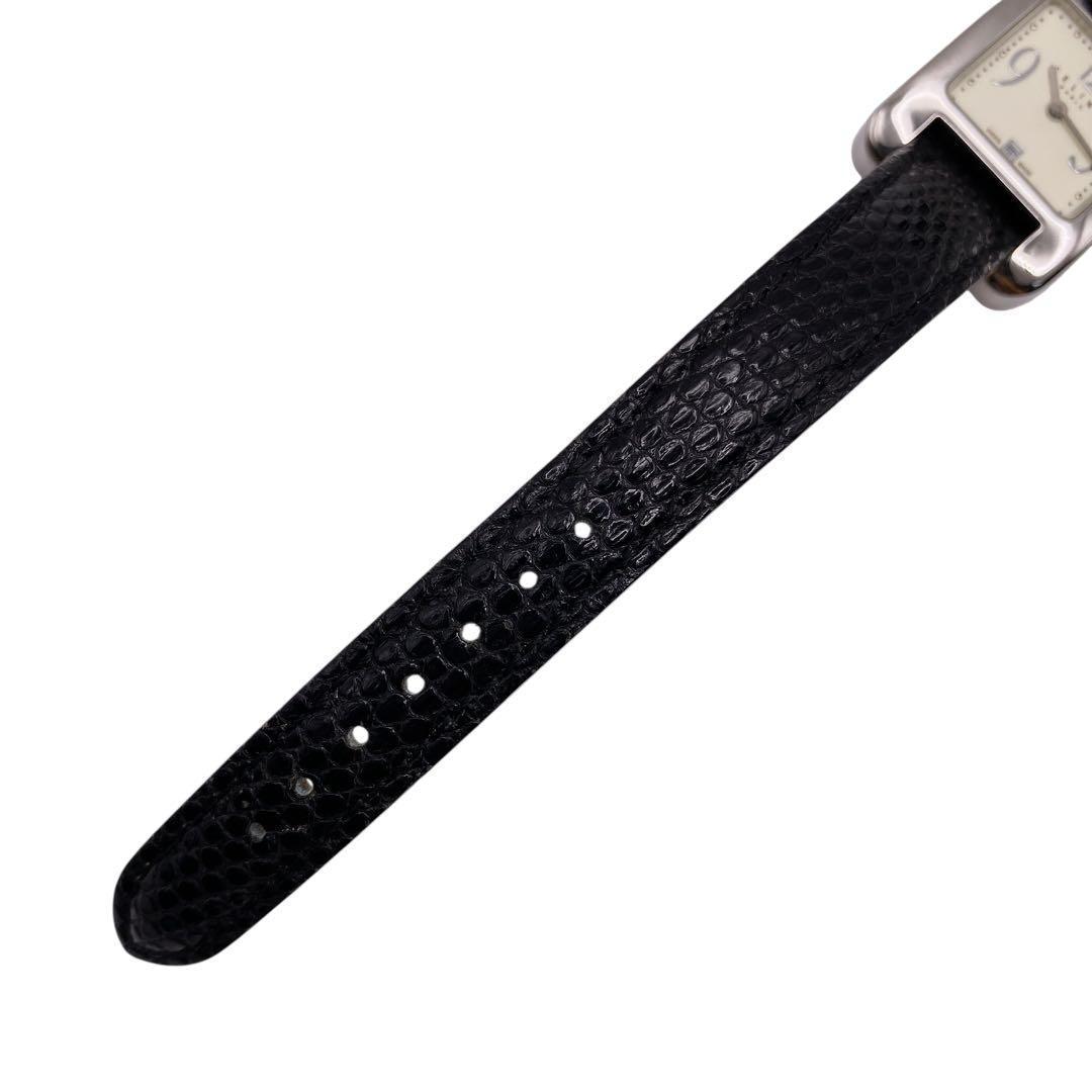 専用 CELINE スクエア デイト シルバー スイス製 腕時計 1305