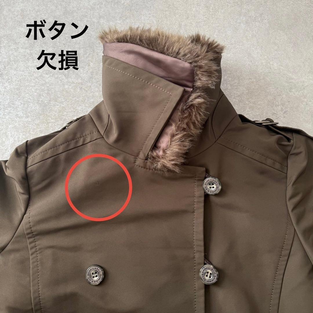 美品 BURBERRY BLUE LABEL トレンチコート ファー ライナー付