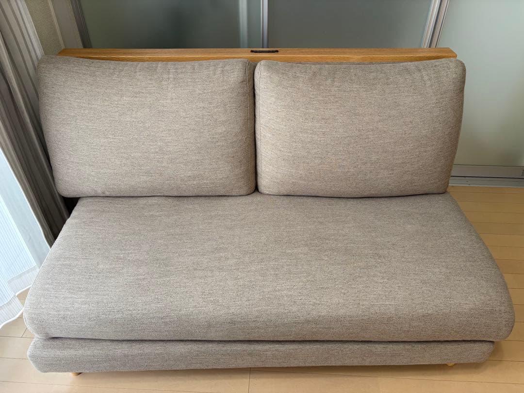 ✨最終セール✨ ソファ　グレー 2人掛けソファ モダンデザイン　ニトリ