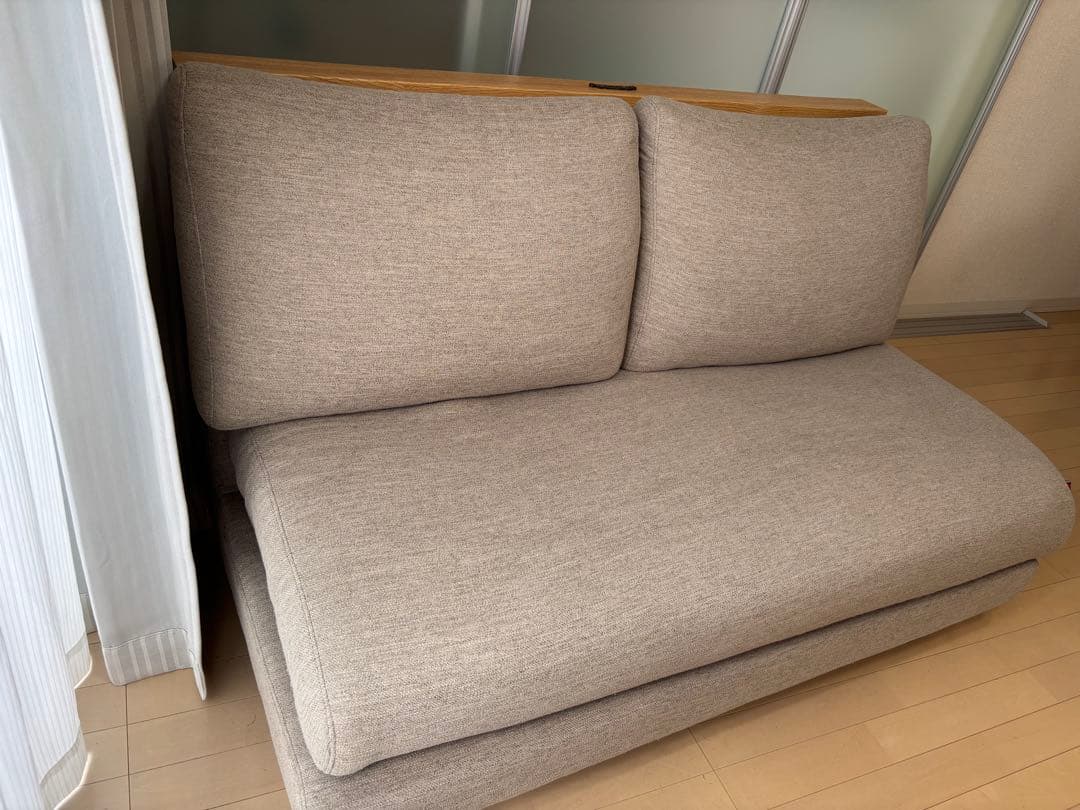 ✨最終セール✨ ソファ　グレー 2人掛けソファ モダンデザイン　ニトリ