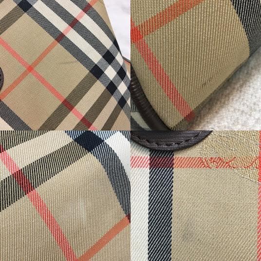 Burberrys バーバリー ボストン チェック柄 旅行鞄