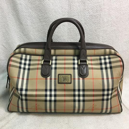 Burberrys バーバリー ボストン チェック柄 旅行鞄