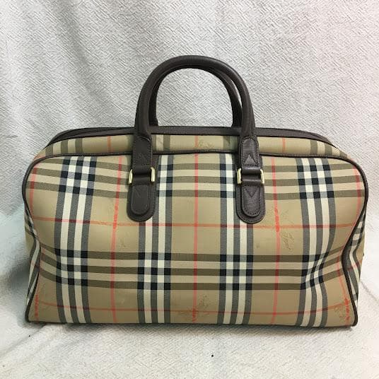 Burberrys バーバリー ボストン チェック柄 旅行鞄
