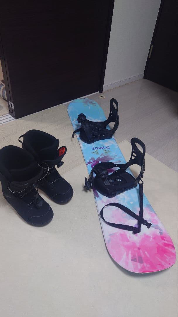 スノーボード3点セット　ジュニア 身長130〜150cm程度