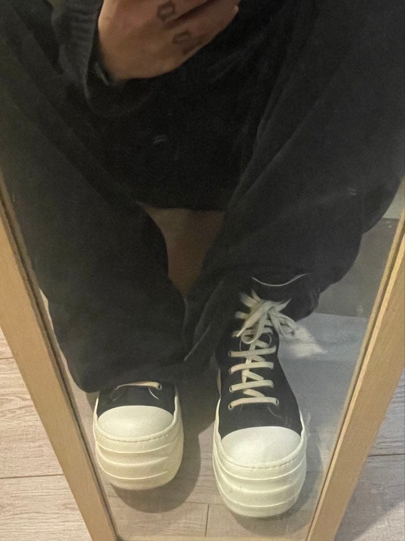 Rick Owens DRKSHDW DOUBLE BUMPER スニーカー