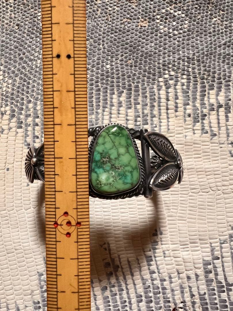 シルバーバングル ナバホ族 Gary Reeves 英書体サイン 初期タイプ