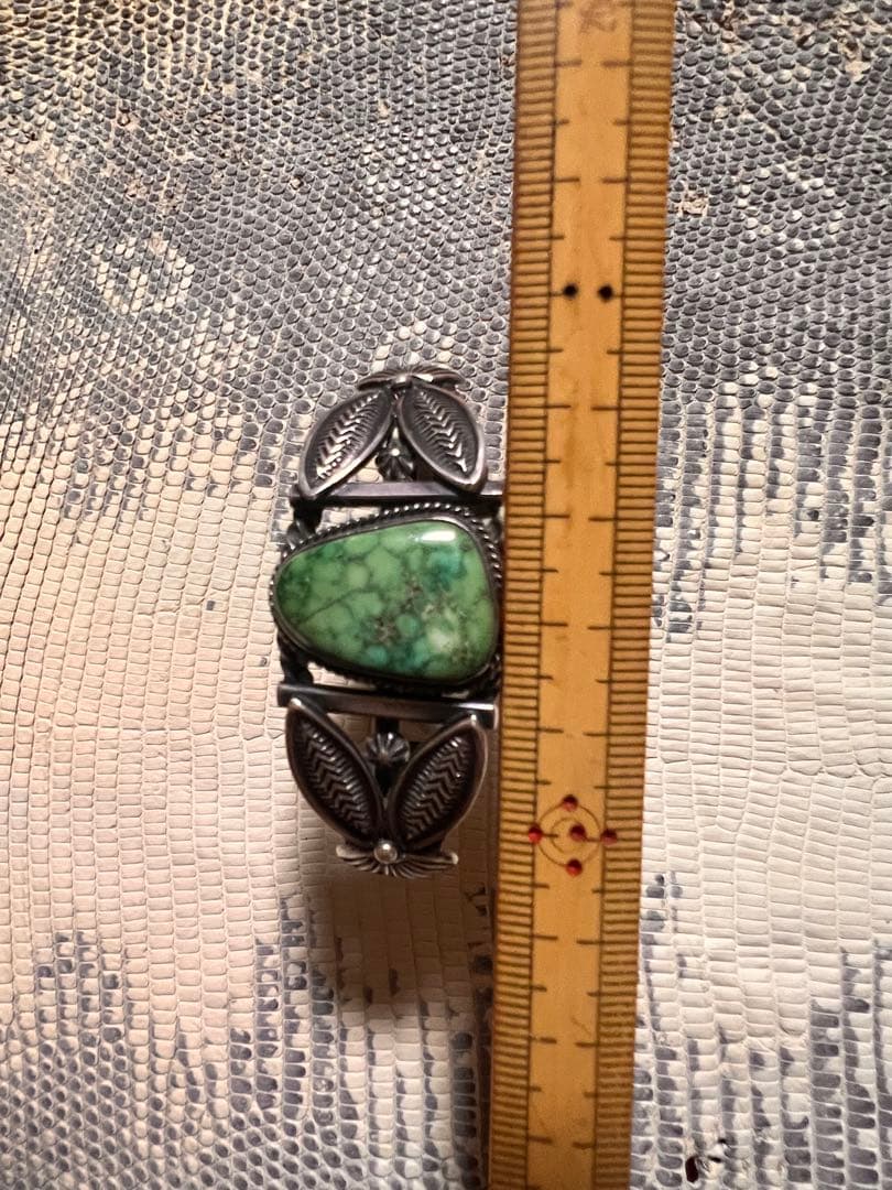 シルバーバングル ナバホ族 Gary Reeves 英書体サイン 初期タイプ