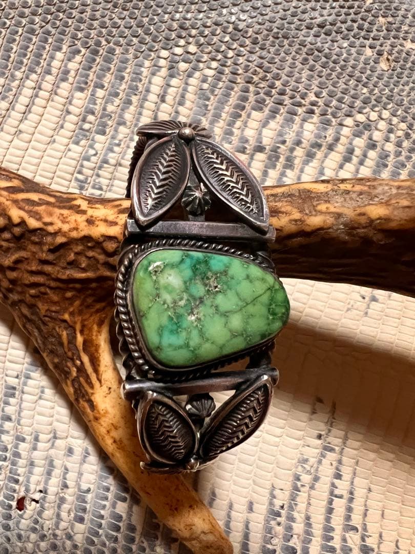 シルバーバングル ナバホ族 Gary Reeves 英書体サイン 初期タイプ