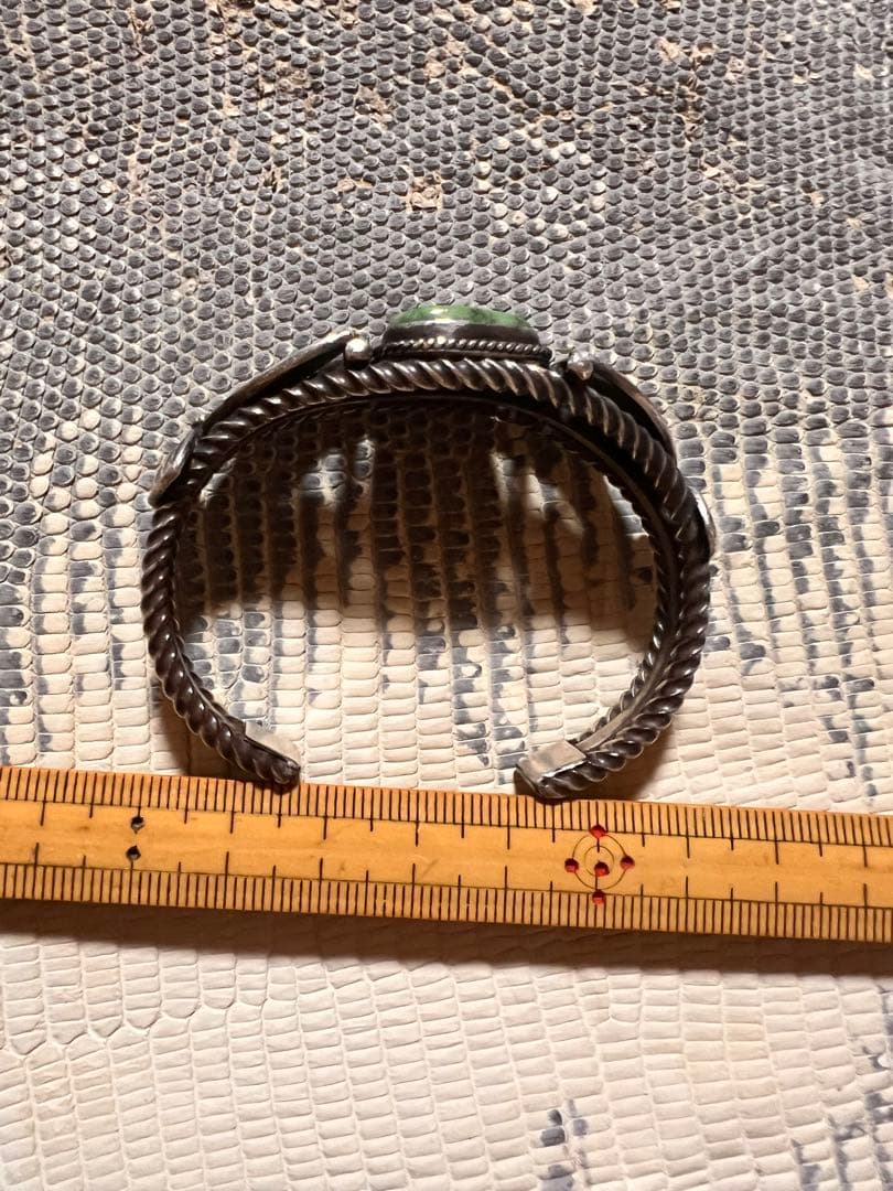 シルバーバングル ナバホ族 Gary Reeves 英書体サイン 初期タイプ