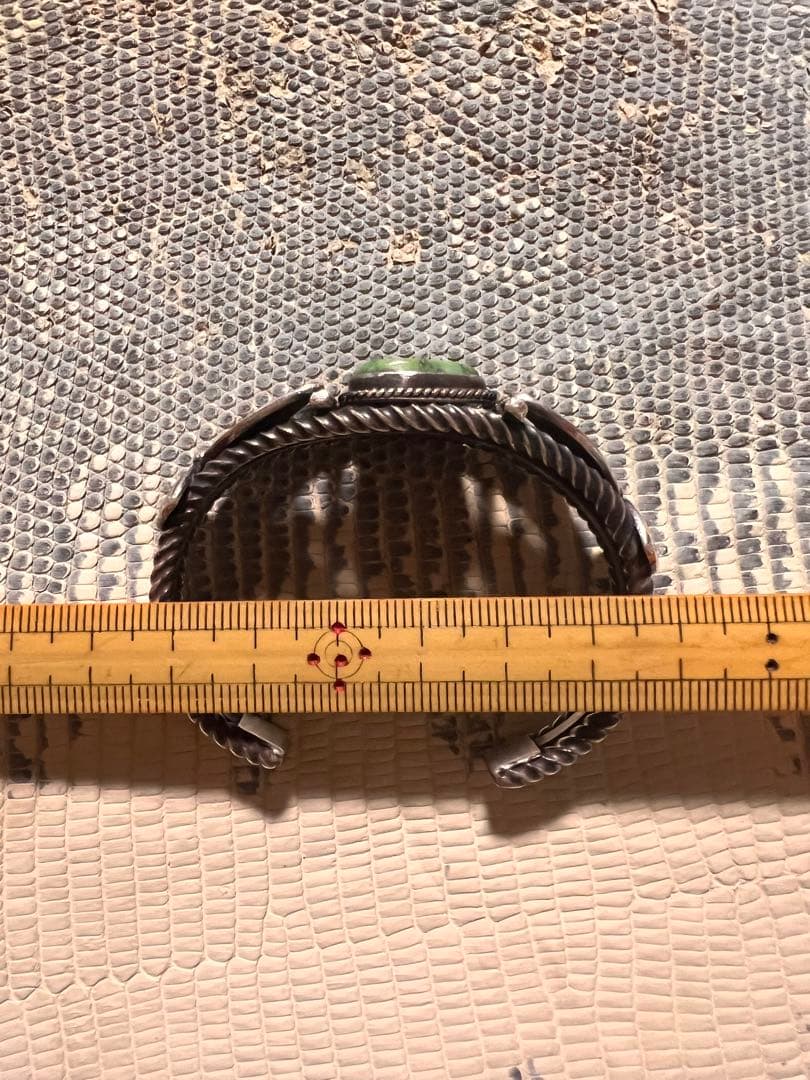 シルバーバングル ナバホ族 Gary Reeves 英書体サイン 初期タイプ