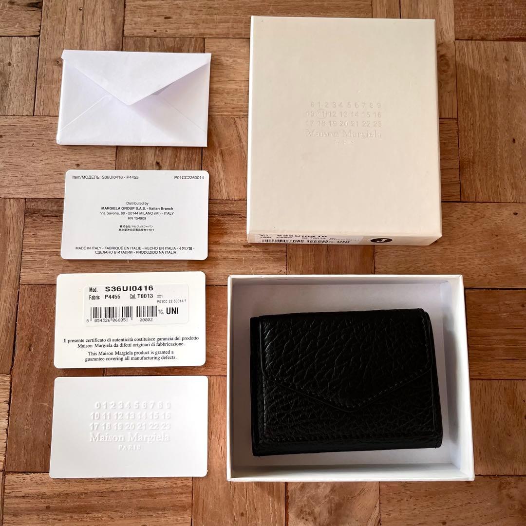 【美品】メゾン・マルジェラ 三つ折り財布 S36UI0416 WALLETS