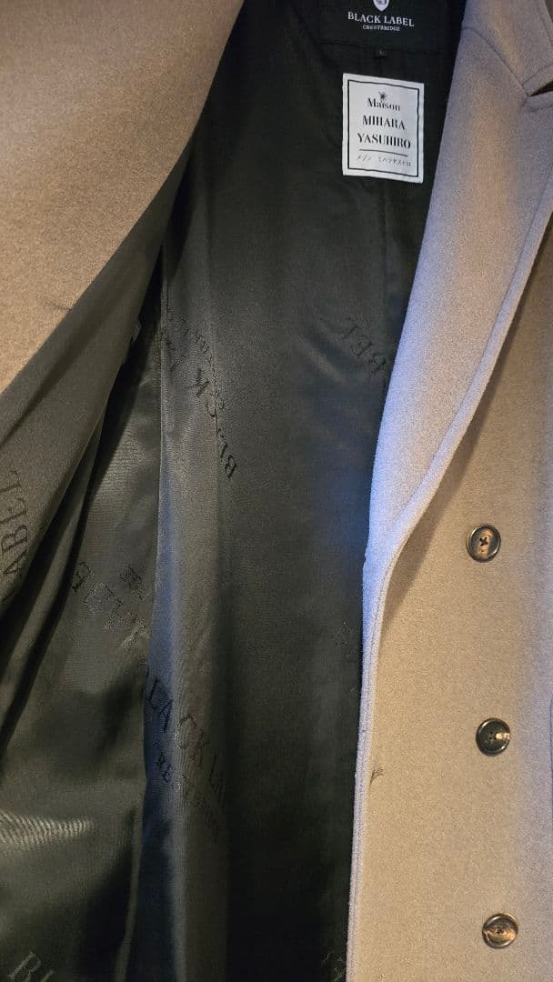 BLACK LABEL MIHARA YASUHIRO チェスターコート