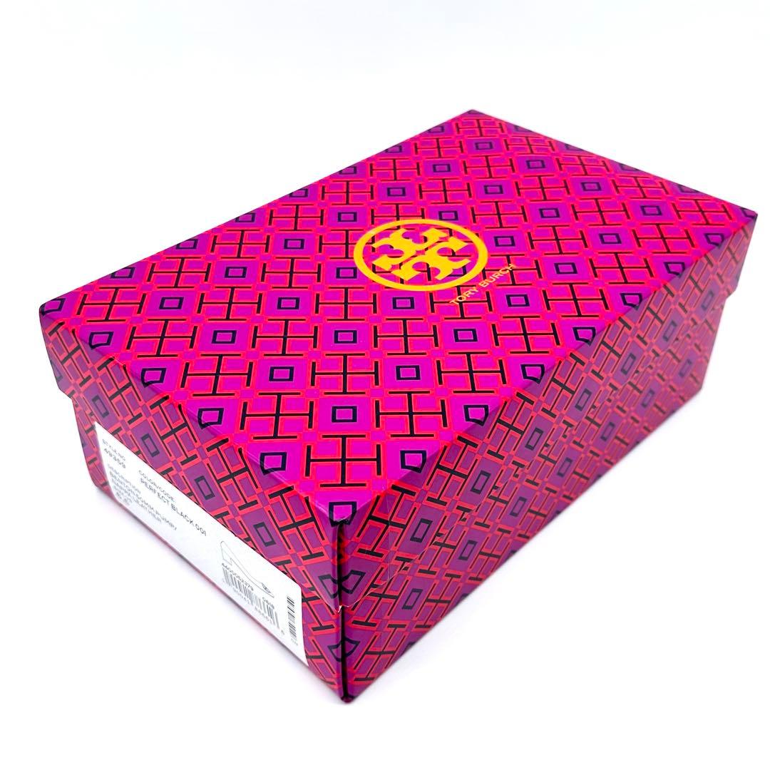 ほぼ未使用✨トリーバーチ BENTON レザー パンプス サークルロゴ 24cm