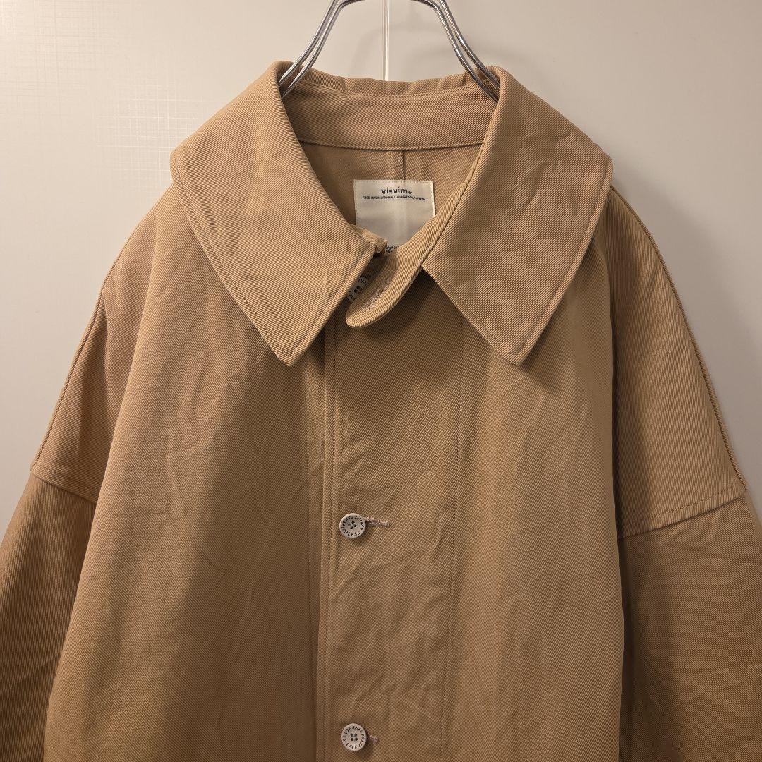 visvim VARJAK SHOP COAT SIZE1 ベージュ 綿100%