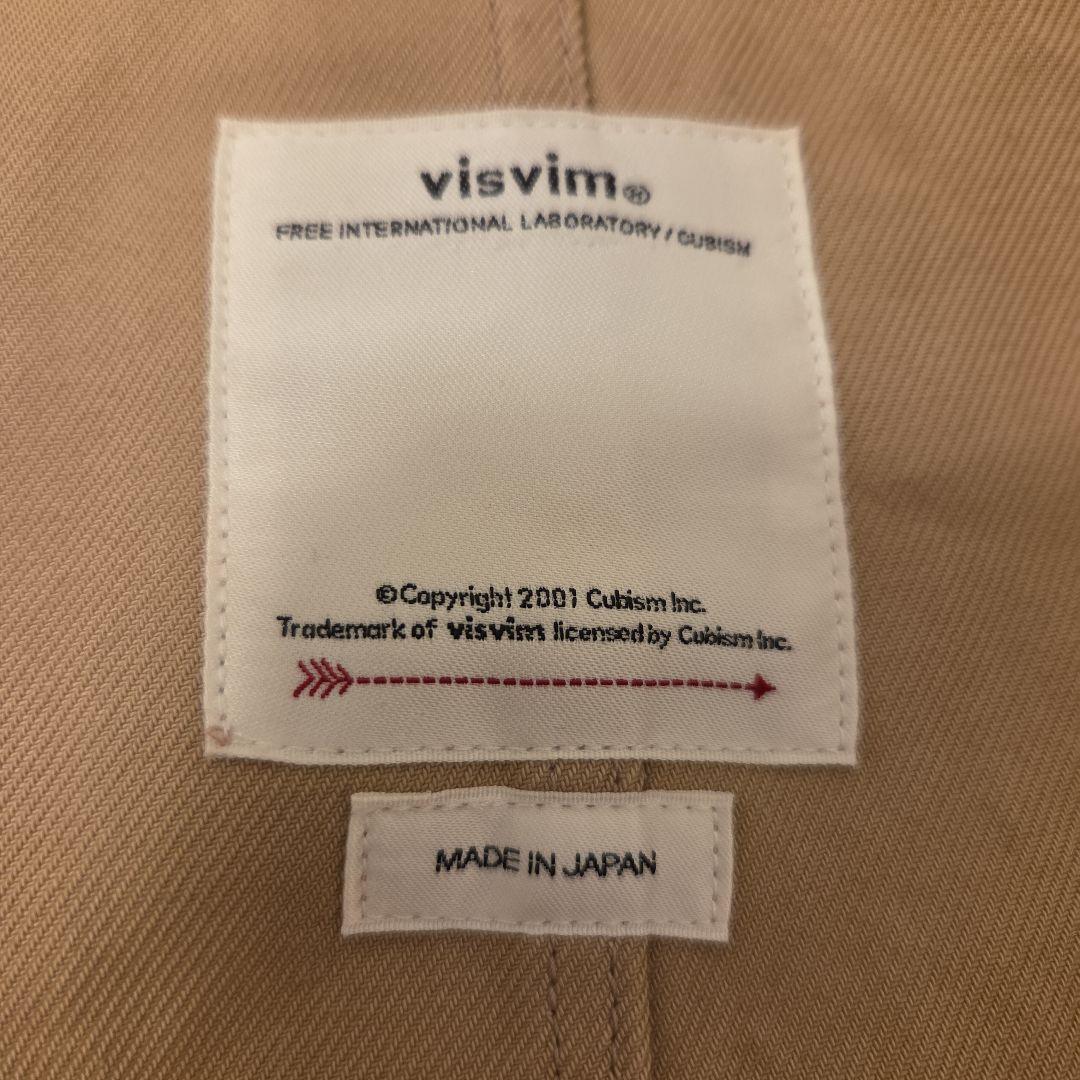 visvim VARJAK SHOP COAT SIZE1 ベージュ 綿100%