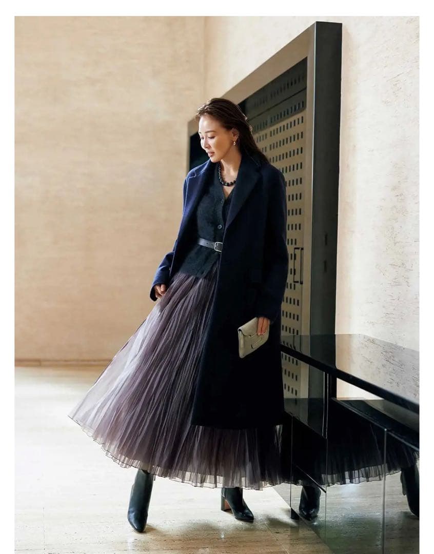 エブール/オーガンジースカート