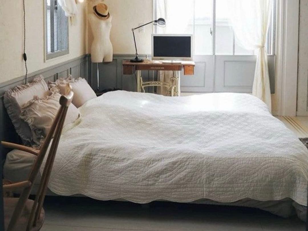 La Redoute Scenario キルティング ベッドスプレッド