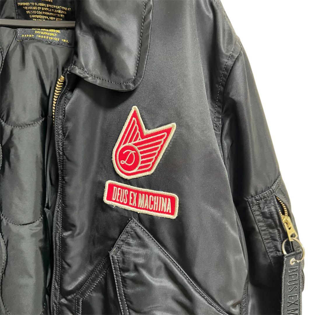 アルファ×デウスエクスマキナ 限定 コラボ フライトジャケット　Lサイズ】