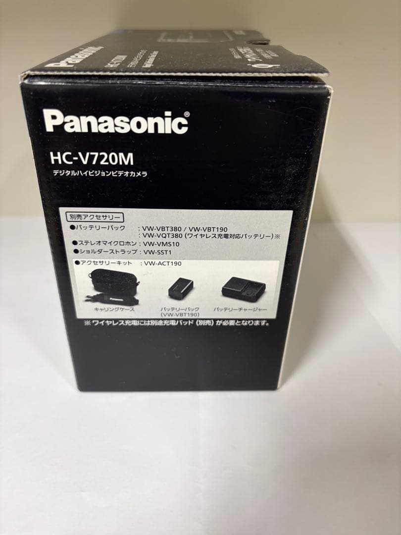 Panasonic HC-V720M ブラック ビデオカメラ
