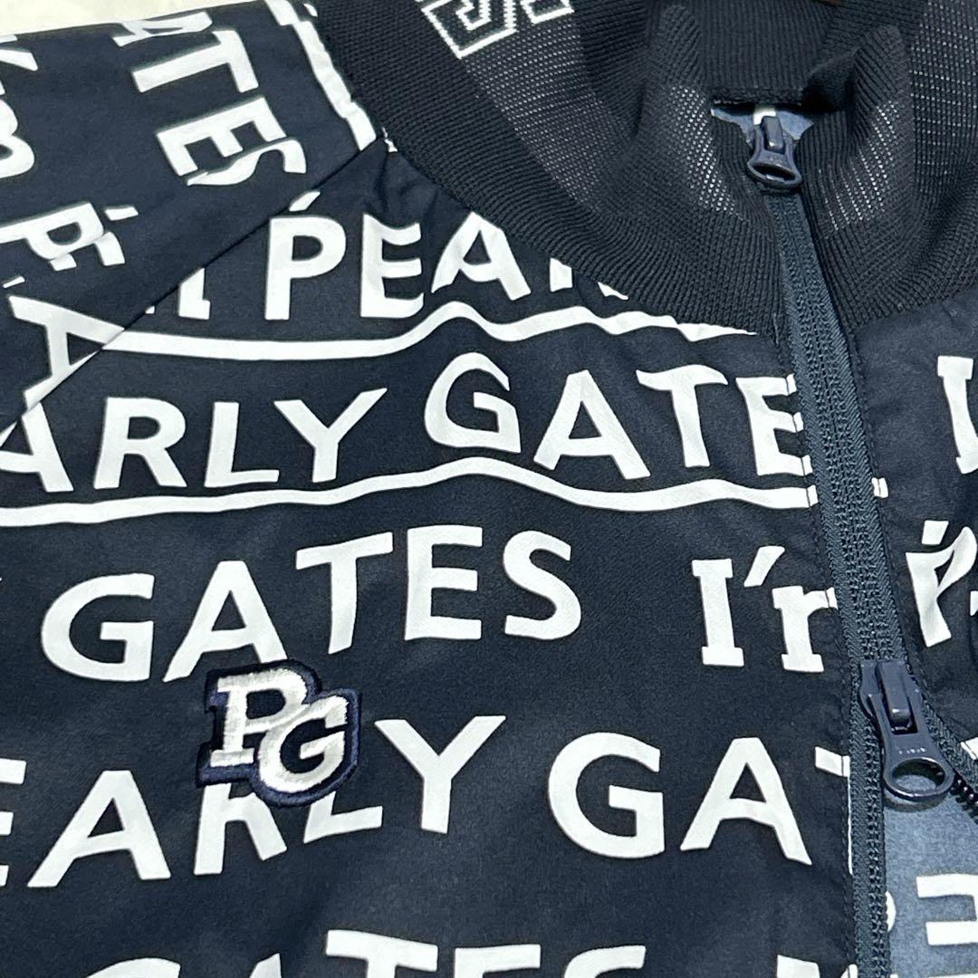 PEARLY GATES パーリーゲイツ ロゴ総柄 ゴルフジャケット ブルゾン